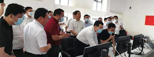 湖北省委常委、省委統(tǒng)戰(zhàn)部部長爾肯江·吐拉洪一行到大垸子泵站項(xiàng)目檢查指導(dǎo)工作